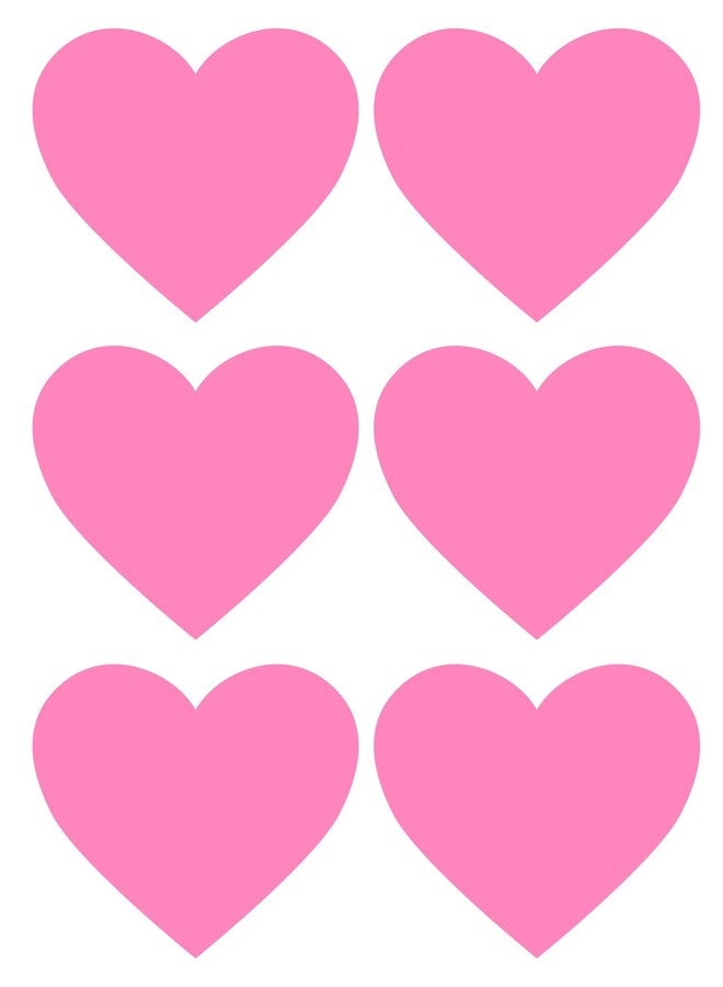 M MeshaKippa Heart Happy Valentine's Day Sticker,2inch 150pcs Pink Heart Valentine's Day Sticker for Party Favor Box Envelop - Image 2